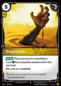 Riftbound Drag Under SFD-164 single card