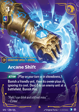 Riftbound Arcane Shift SFD-200 single card