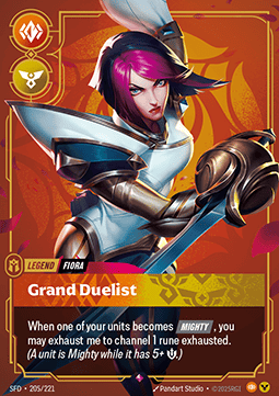Riftbound Fiora, Grand Duelist SFD-205 single card