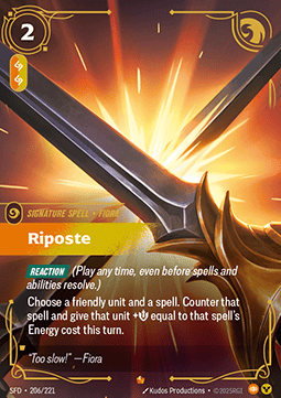 Riftbound Riposte SFD-206 single card