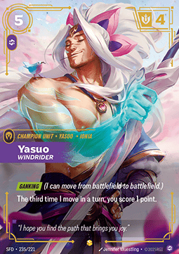 Riftbound Yasuo, Windrider SFD-235 single card