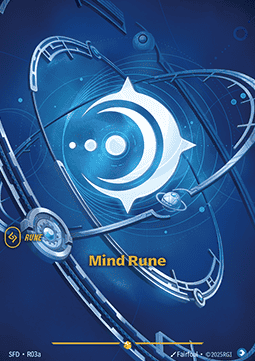 Riftbound Mind Rune SFD-R03a single card