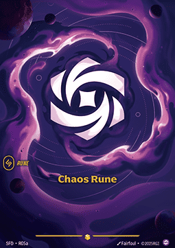 Riftbound Chaos Rune SFD-R05a single card