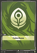 Riftbound Calm Rune SFD-R02 single card