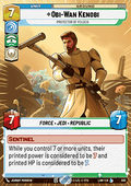 Obi-Wan Kenobi, Protector of Felucia (V.1) - A Lawless Time: Extras (Legendary) [XLAW-300]