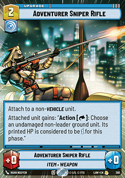 Adventurer Sniper Rifle (V.1) - A Lawless Time: Extras (Rare) [XLAW-390]