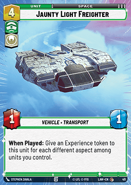 Jaunty Light Freighter (V.1) - A Lawless Time: Extras (Common) [XLAW-411]