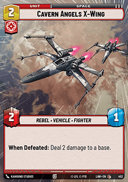 Cavern Angels X-Wing (V.1) - A Lawless Time: Extras (Common) [XLAW-453]
