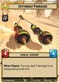 Cutthroat Podracer (V.1) - A Lawless Time: Extras (Common) [XLAW-477]
