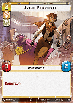 Artful Pickpocket (V.1) - A Lawless Time: Extras (Common) [XLAW-482]