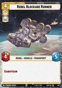 Rebel Blockade Runner (V.1) - A Lawless Time: Extras (Common) [XLAW-486]