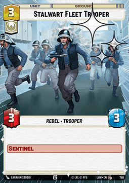 Stalwart Fleet Trooper (V.2) - A Lawless Time: Extras (Common) [XLAW-756]