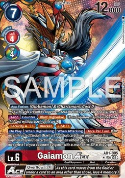 Gaiamon Ace (AD1-005) (V.2) - Digimon Generation (Alternative Art) [AD-01-005]