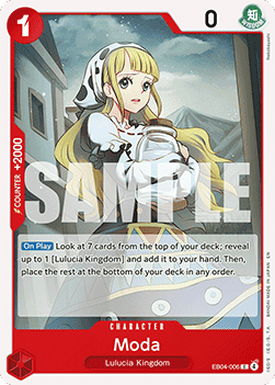 [OP15-EB04-006] One Piece Card Game: Moda Common Single Card (Adventure on Kami’s Island) - English One Piece Card Game single card