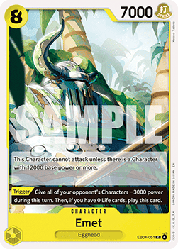 [OP15-EB04-051] One Piece Card Game: Emet Common Single Card (Adventure on Kami’s Island) - English One Piece Card Game single card