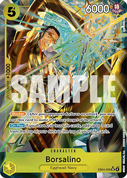 [OP15-EB04-058] One Piece Card Game: Borsalino Alternate Art Single Card (Adventure on Kami’s Island) - English One Piece Card Game single card