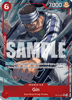 [OP15-007] One Piece Card Game: Gin Alternate Art Single Card (Adventure on Kami’s Island) - English One Piece Card Game single card