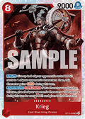 [OP15-008] One Piece Card Game: Krieg Super Rare Single Card (Adventure on Kami’s Island) - English One Piece Card Game single card