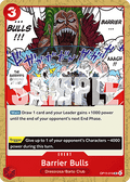 [OP15-019] One Piece Card Game: Barrier Bulls Uncommon Single Card (Adventure on Kami’s Island) - English One Piece Card Game single card