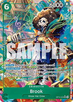 [OP15-032] One Piece Card Game: Brook Alternate Art Single Card (Adventure on Kami’s Island) - English One Piece Card Game single card