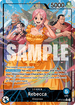 [OP15-039] One Piece Card Game: Rebecca Alternate Art Single Card (Adventure on Kami’s Island) - English One Piece Card Game single card