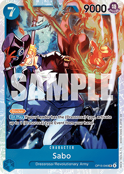 [OP15-046] One Piece Card Game: Sabo Super Rare Single Card (Adventure on Kami’s Island) - English One Piece Card Game single card