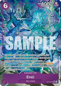 [OP15-060] One Piece Card Game: Enel Alternate Art Single Card (Adventure on Kami’s Island) - English One Piece Card Game single card