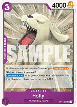[OP15-071] One Piece Card Game: Holly Common Single Card (Adventure on Kami’s Island) - English One Piece Card Game single card