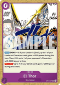 [OP15-075] One Piece Card Game: El Thor Uncommon Single Card (Adventure on Kami’s Island) - English One Piece Card Game single card