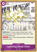 [OP15-076] One Piece Card Game: Lightning Beast Kiten Uncommon Single Card (Adventure on Kami’s Island) - English One Piece Card Game single card