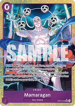 [OP15-078] One Piece Card Game: Mamaragan Alternate Art Single Card (Adventure on Kami’s Island) - English One Piece Card Game single card