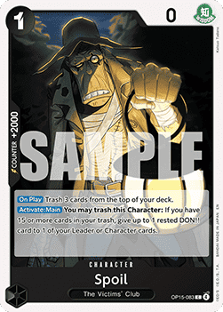 [OP15-083] One Piece Card Game: Spoil Common Single Card (Adventure on Kami’s Island) - English One Piece Card Game single card