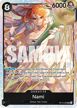 [OP15-086] One Piece Card Game: Nami Super Rare Single Card (Adventure on Kami’s Island) - English One Piece Card Game single card