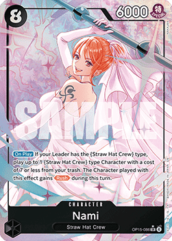 [OP15-086] One Piece Card Game: Nami Alternate Art Single Card (Adventure on Kami’s Island) - English One Piece Card Game single card