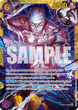 [OP15-118] One Piece Card Game: Enel Secret Rare Single Card (Adventure on Kami’s Island) - English One Piece Card Game single card
