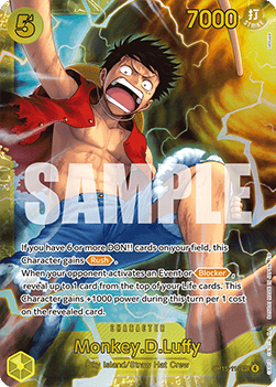 [OP15-119] One Piece Card Game: Monkey.D.Luffy Secret Rare Single Card (Adventure on Kami’s Island) - English One Piece Card Game single card