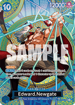 [OP15-OP13-042] One Piece Card Game: Edward.Newgate Special Rare Single Card (Adventure on Kami’s Island) - English One Piece Card Game single card