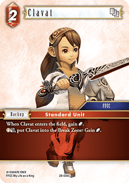 [OP28-006] Final Fantasy Trading Card Game: Clavat (28-006) Common Single Card (Dreamlike Oceans) - English Final Fantasy Trading Card Game single card