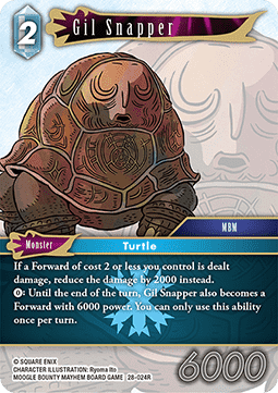 [OP28-024] Final Fantasy Trading Card Game: Gil Snapper (28-024) Rare Single Card (Dreamlike Oceans) - English Final Fantasy Trading Card Game single card