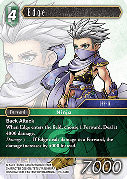 [OP28-041] Final Fantasy Trading Card Game: Edge (28-041) Common Single Card (Dreamlike Oceans) - English Final Fantasy Trading Card Game single card