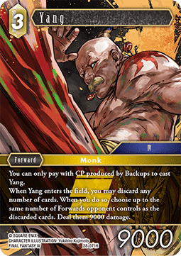 [OP28-071] Final Fantasy Trading Card Game: Yang (28-071) Hero Single Card (Dreamlike Oceans) - English Final Fantasy Trading Card Game single card