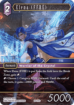 [OP28-079] Final Fantasy Trading Card Game: Elena (FFBE) (28-079) Common Single Card (Dreamlike Oceans) - English Final Fantasy Trading Card Game single card