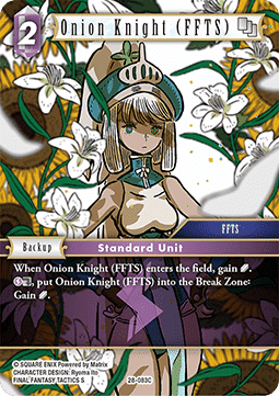 [OP28-083] Final Fantasy Trading Card Game: Onion Knight (FFTS) (28-083) Common Single Card (Dreamlike Oceans) - English Final Fantasy Trading Card Game single card