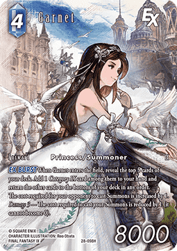 [OP28-098] Final Fantasy Trading Card Game: Garnet (28-098) Hero Single Card (Dreamlike Oceans) - English Final Fantasy Trading Card Game single card