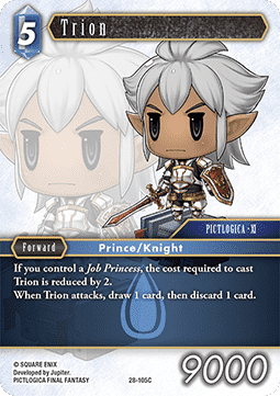 [OP28-105] Final Fantasy Trading Card Game: Trion (28-105) Common Single Card (Dreamlike Oceans) - English Final Fantasy Trading Card Game single card