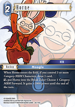 [OP28-110] Final Fantasy Trading Card Game: Horne (28-110) Common Single Card (Dreamlike Oceans) - English Final Fantasy Trading Card Game single card