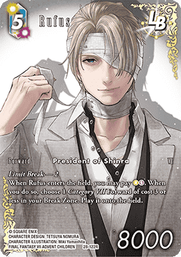 [OP28-122] Final Fantasy Trading Card Game: Rufus (28-122) Rare Single Card (Dreamlike Oceans) - English Final Fantasy Trading Card Game single card