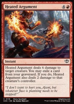Magic: The Gathering Heated Argument SOS-118 single card