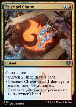 Magic: The Gathering Prismari Charm SOS-211 single card