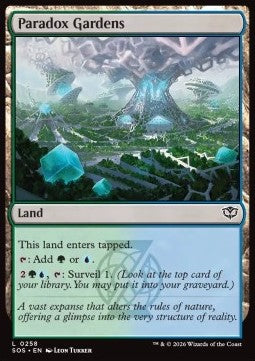 Magic: The Gathering Paradox Gardens SOS-258 single card